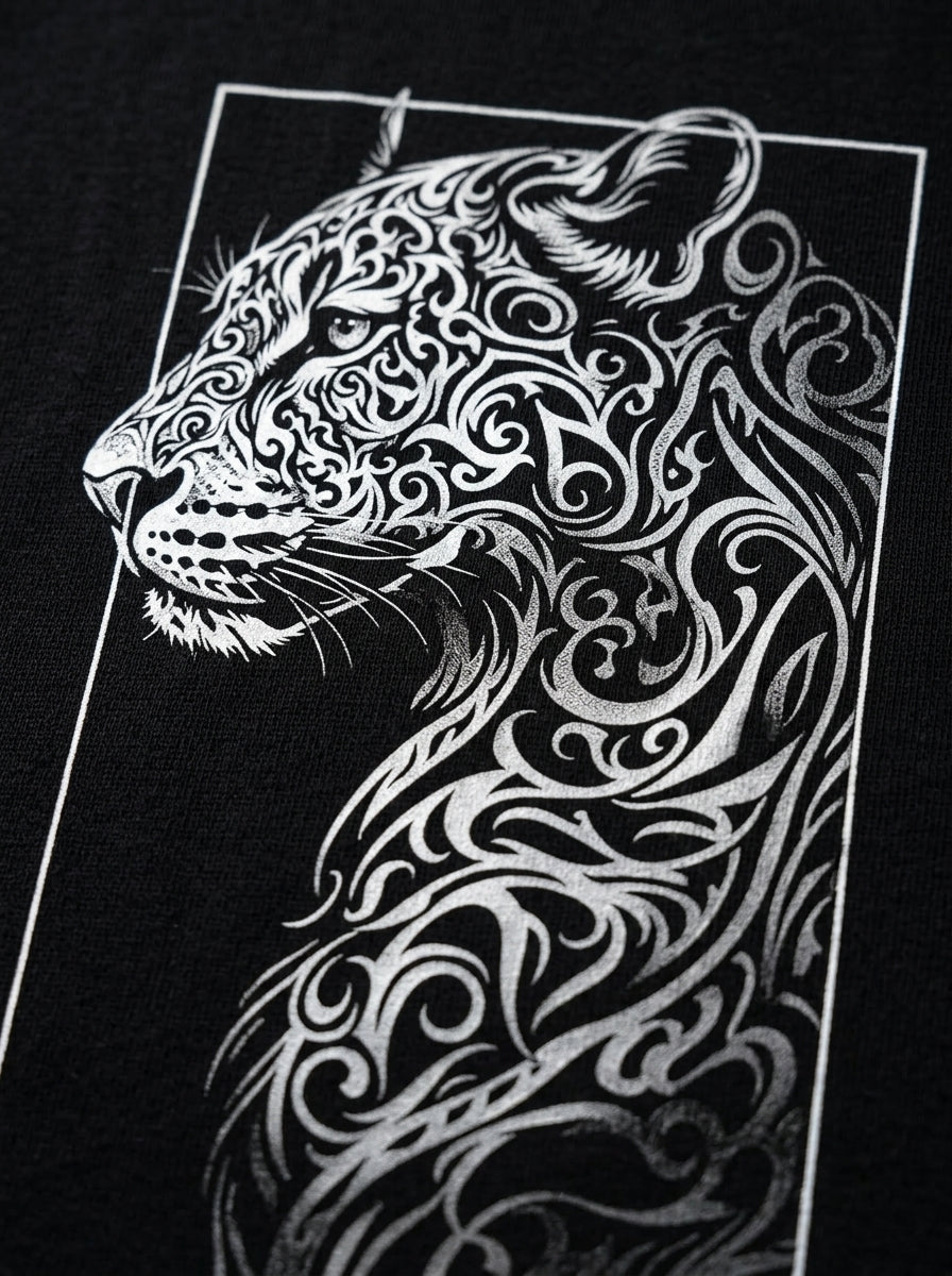 Tribal Leopard Oversized Tee