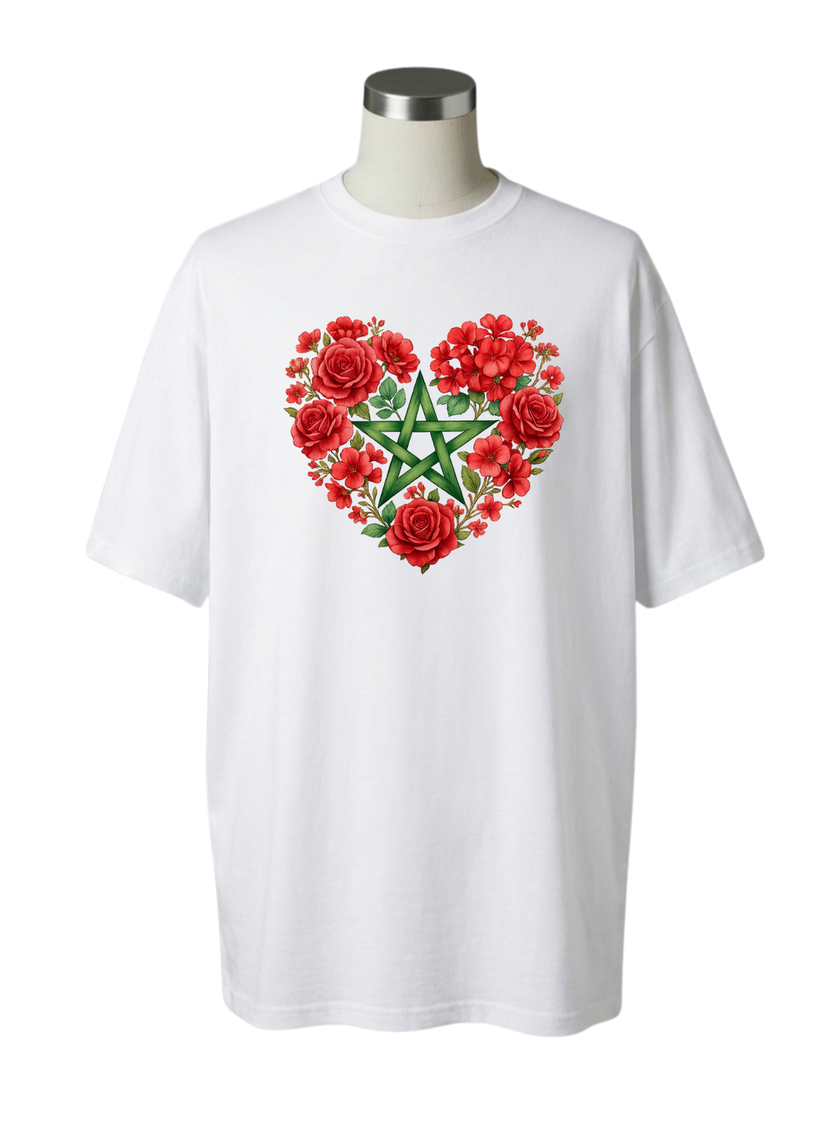 Moroccan Heart โ Floral Star Tee
