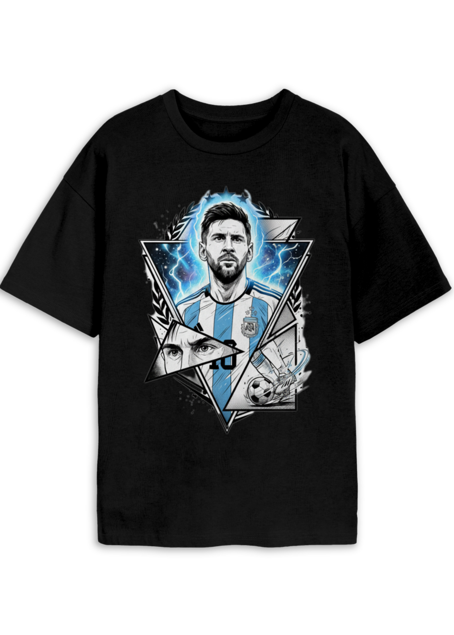 Argentina lion messi #10 — Oversized Graphic Tee