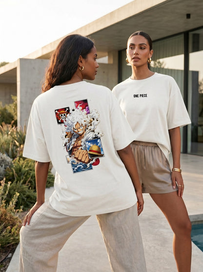 Luffy Gear 5 – Sun God Nika | One Piece Oversized Tee