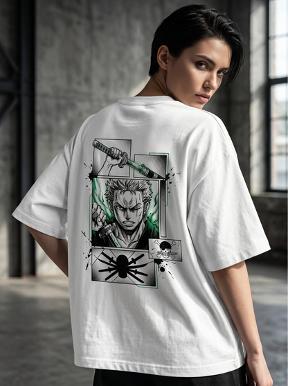 Zoro – Katana Strike | One Piece Oversized Tee