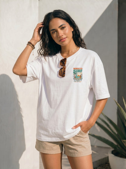 Moroccan Surf Club Oversized Summer T-Shirt