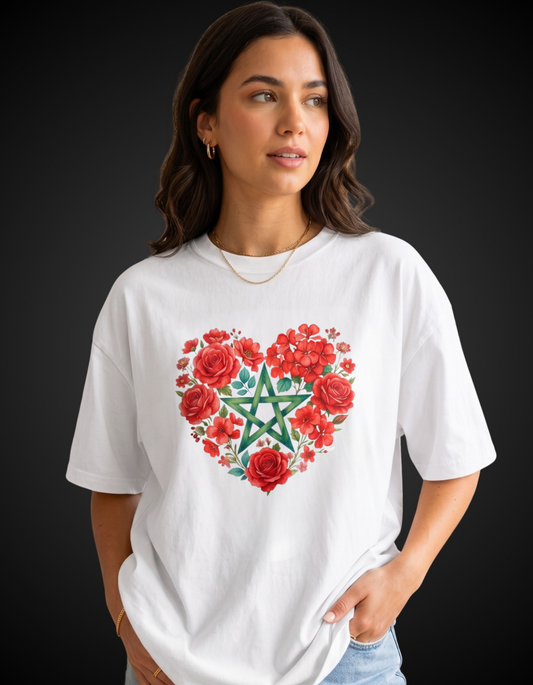 Moroccan Heart – Floral Star Tee