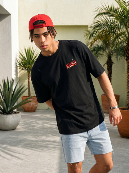 HUBB حب Oversized Graphic Tee