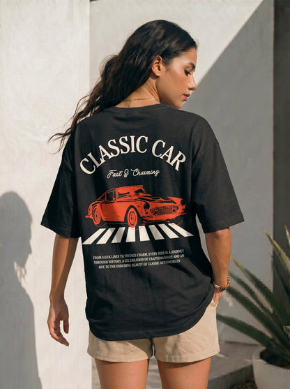Classic Car Oversized Tee