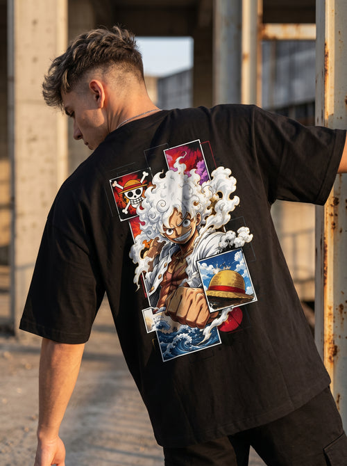 Luffy Gear 5 – Sun God Nika | One Piece Oversized Tee