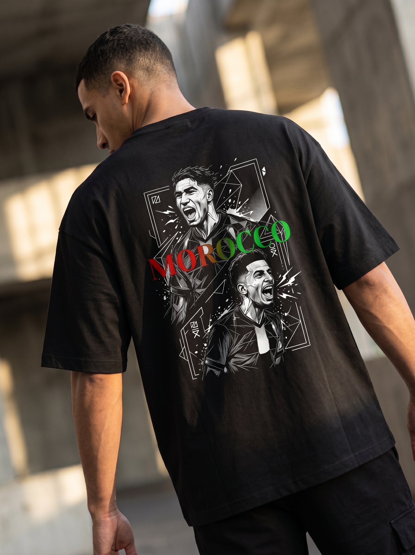 Morocco Lion Oversized Tee