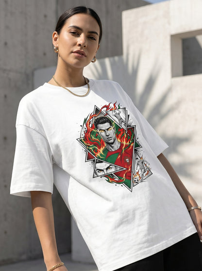 Portugal CR7 — Oversized Graphic Tee