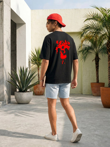 Uchiha Clan Oversized Anime Tee – Sasuke & Itachi