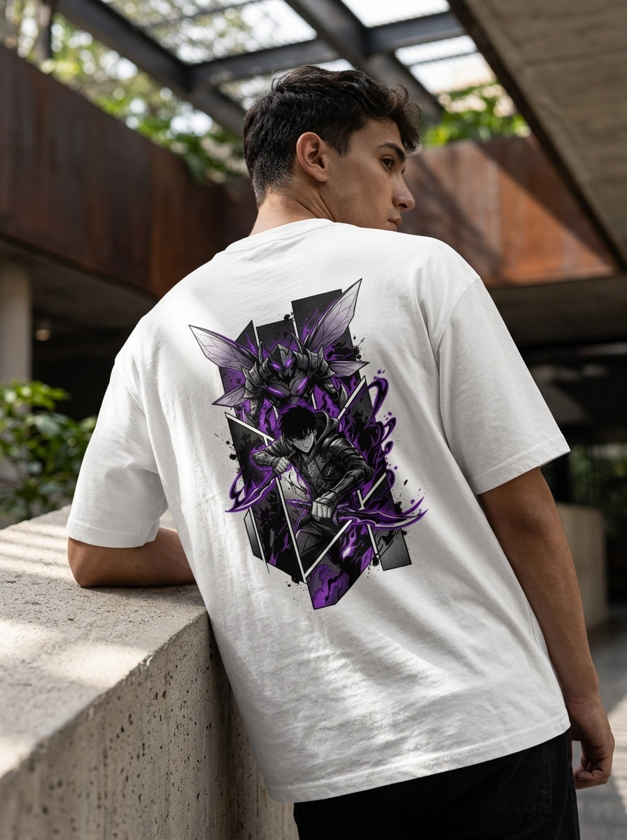 Jin-Woo Shadow Monarch | Solo Leveling Oversized Tee