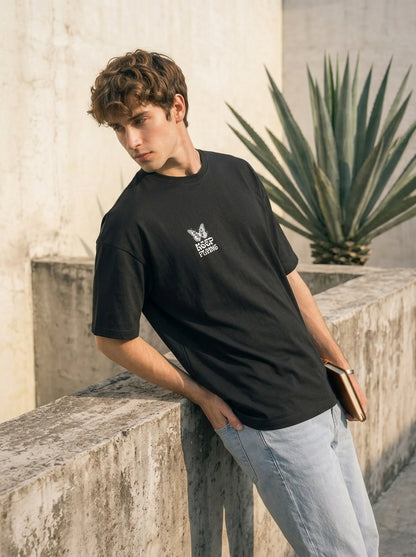 Keep Flying Butterfly Oversized Tee