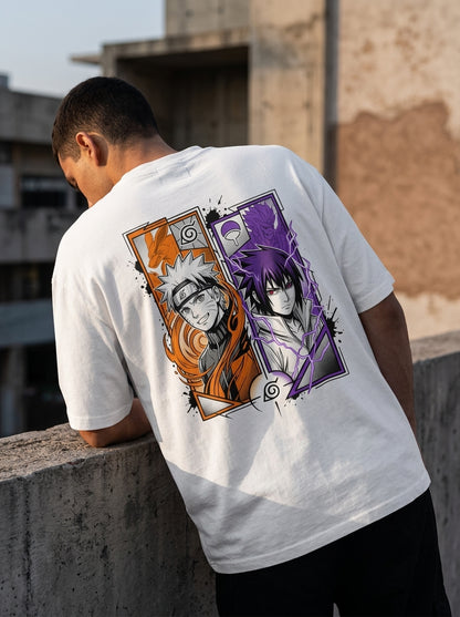 Naruto x Sasuke – Rivals Forever | Oversized Tee
