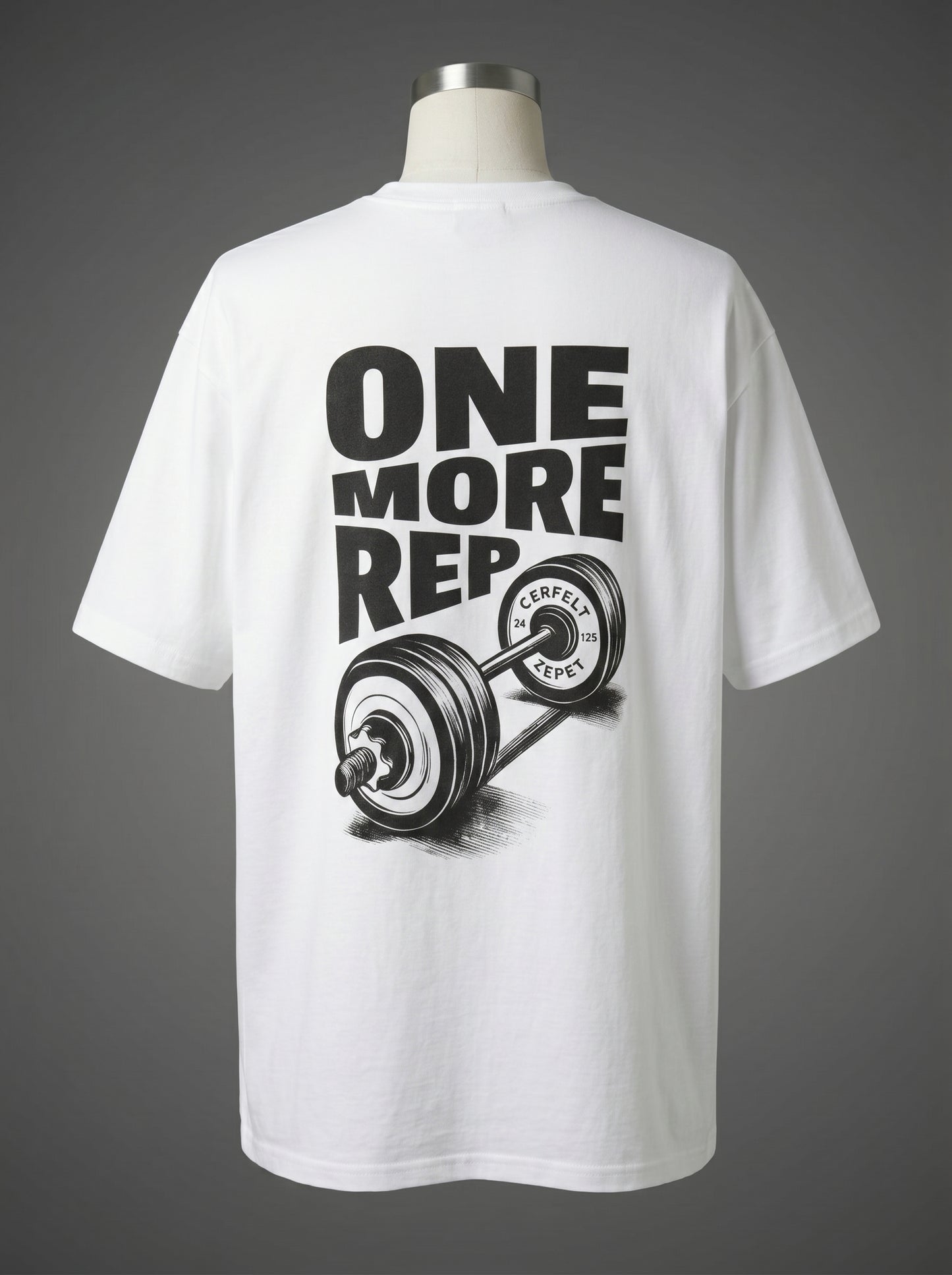 One More Rep Oversized Tee – The Last Set Counts