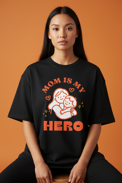 Hajar Mom Hero Black Sitting