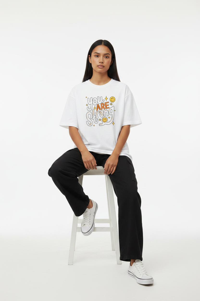 Hajar White Sitting Stool