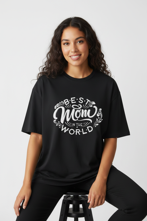 Hajar1 Best Mom Black Chair