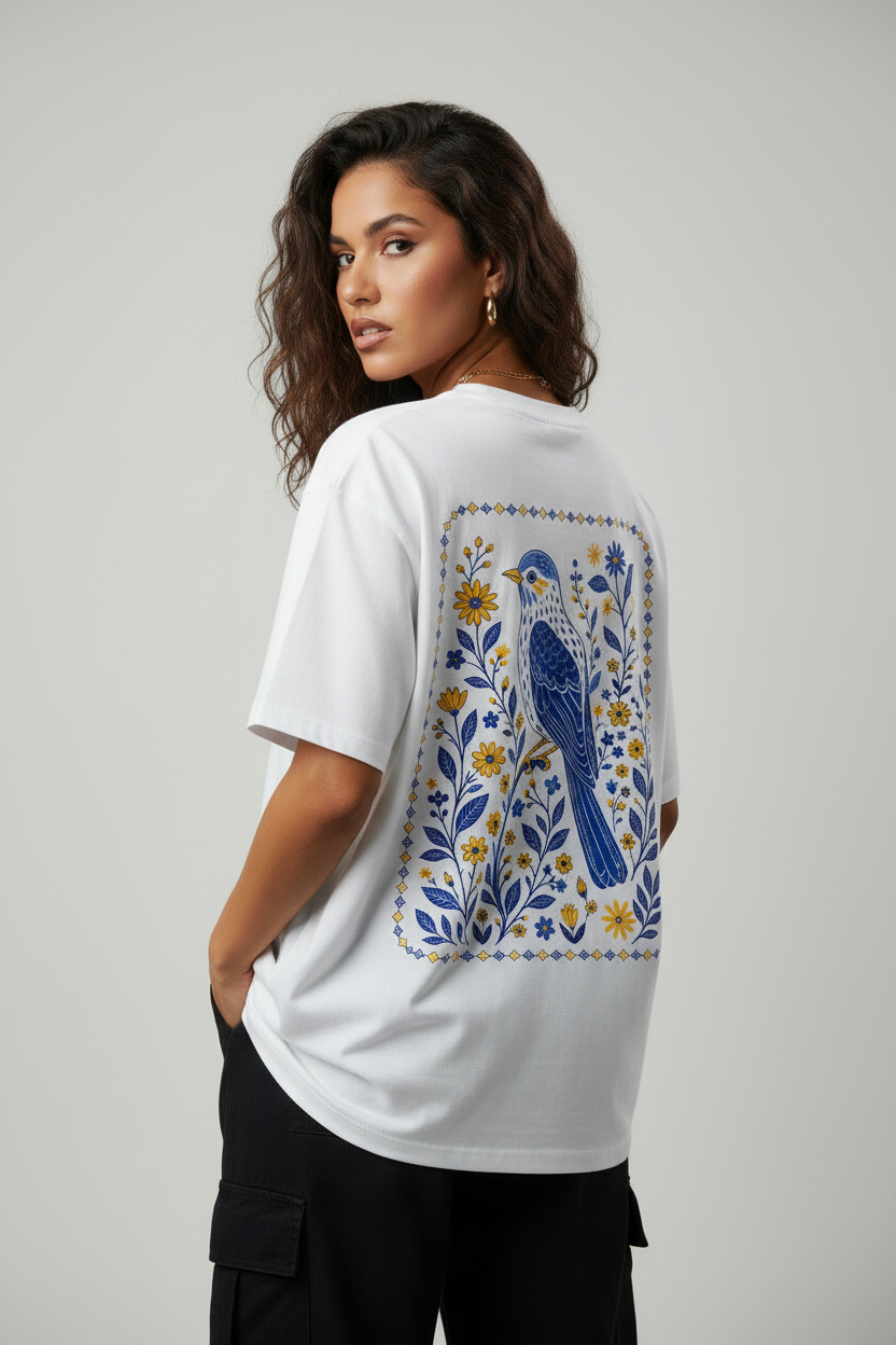Hajar1 Blue Bird White Studio 2