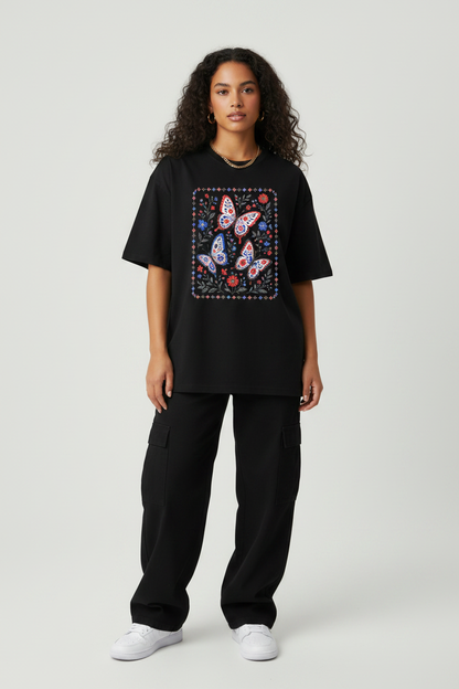 Hajar1 Butterfly Black Front Standing