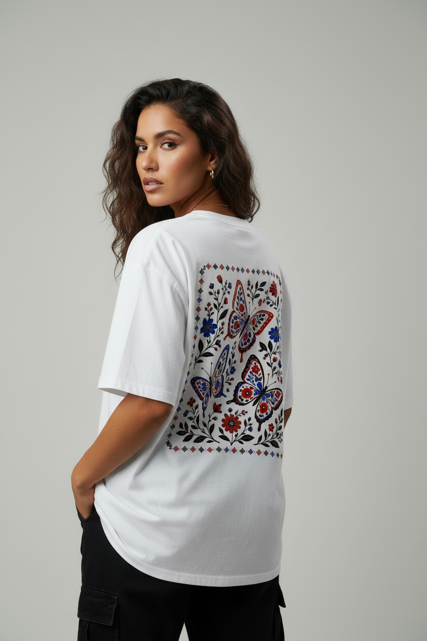 Hajar1 Butterfly White Studio Close
