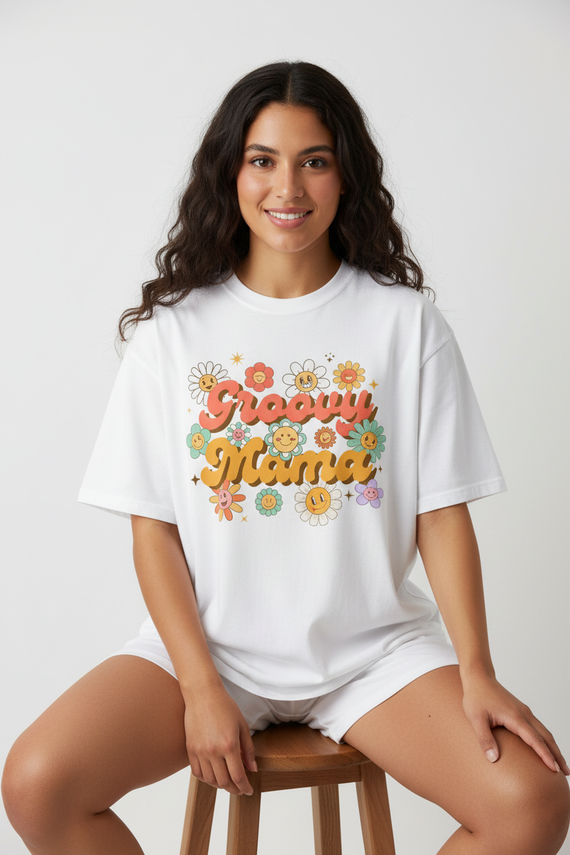 Hajar1 Groovy Mama White Chair