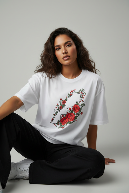 Hajar1 Rose Tee Floor