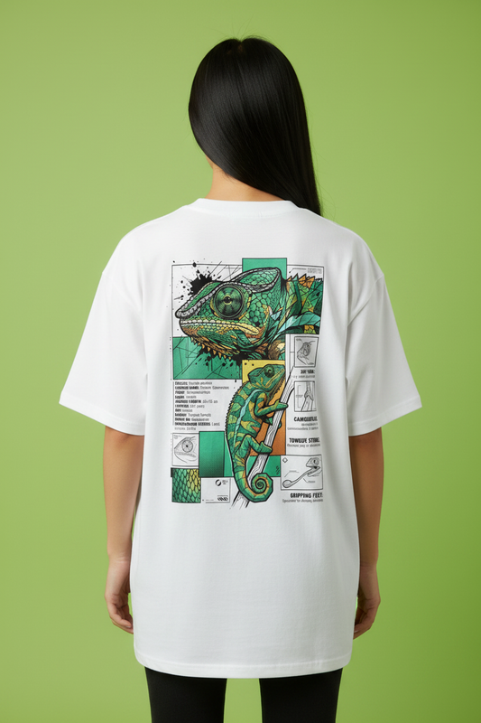 Hajar2 Chameleon White Back