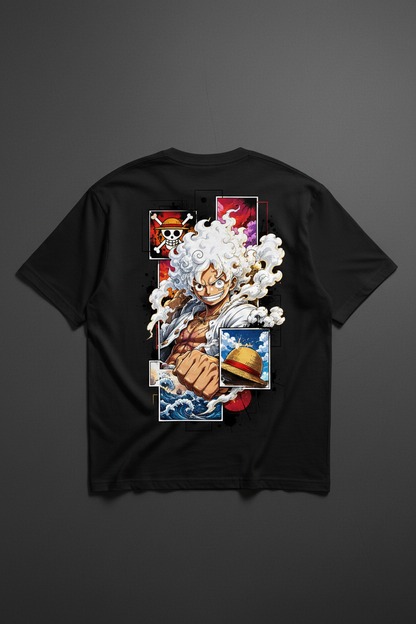 Luffy Gear 5 – Black Tee Back
