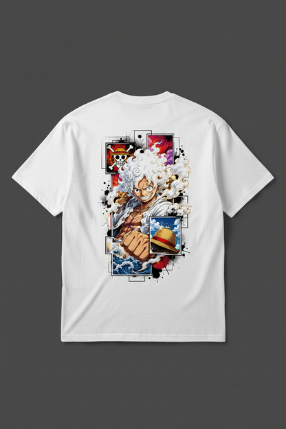Luffy Gear 5 – White Tee Back