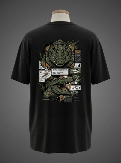 Nile Crocodile Oversized Tee – Ancient Predator