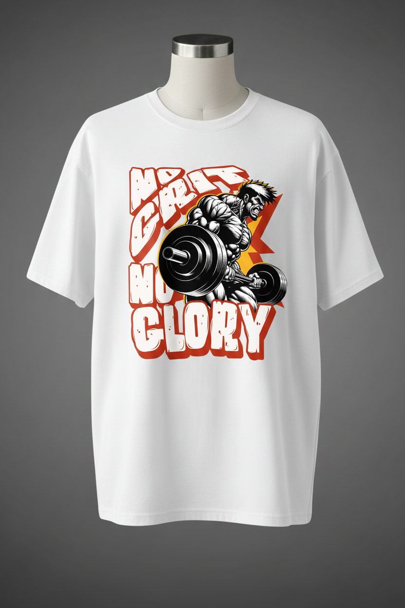 No Grit No Glory – White