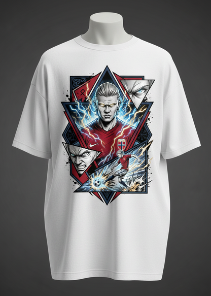 Norway Haaland - White Front Mockup