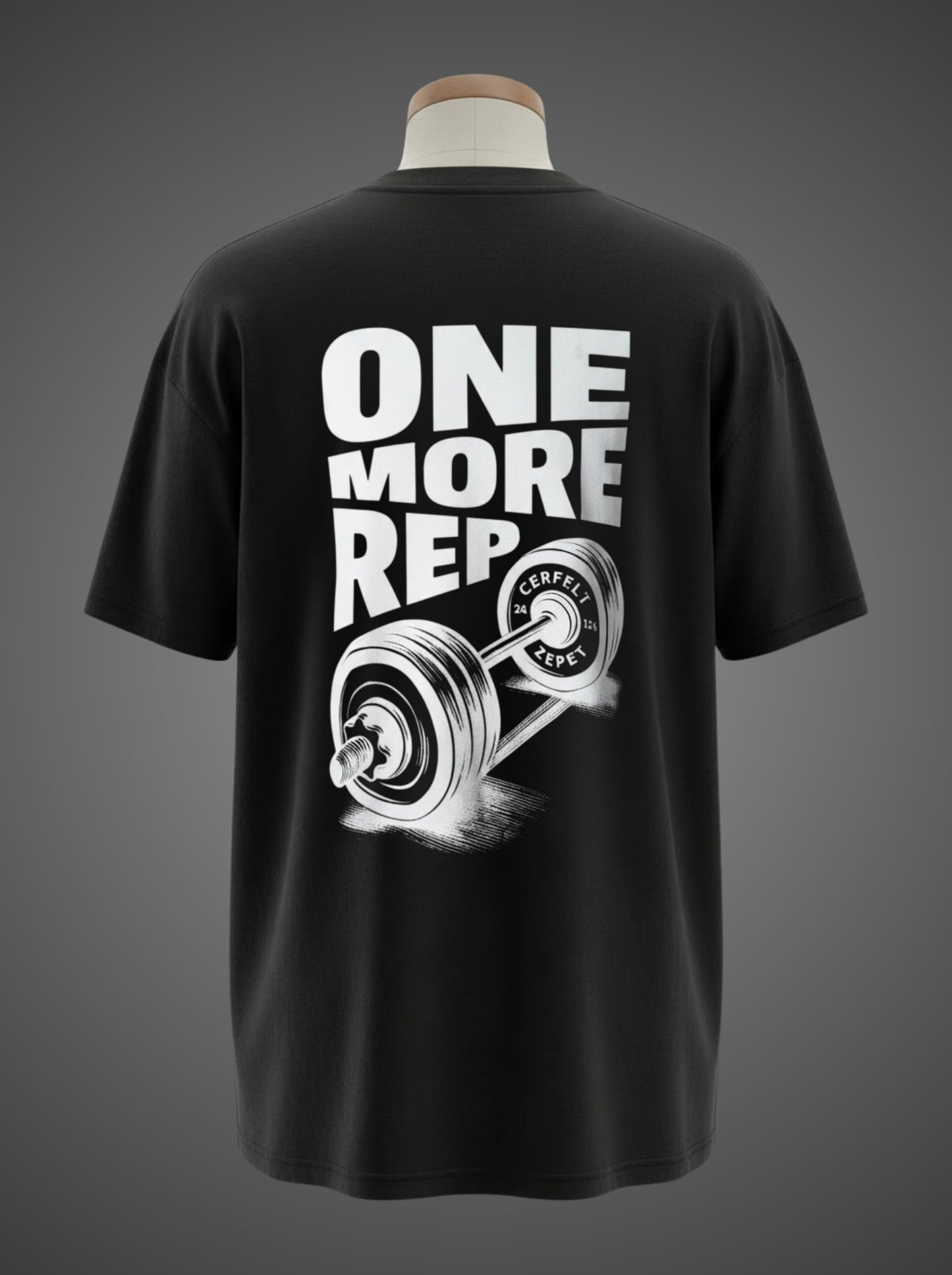 One More Rep Oversized Tee – The Last Set Counts