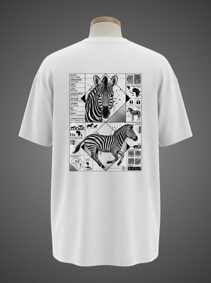 Zebra Oversized Tee – Born to Run Free