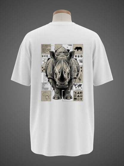 White Rhino Oversized Tee – Last of the Giants