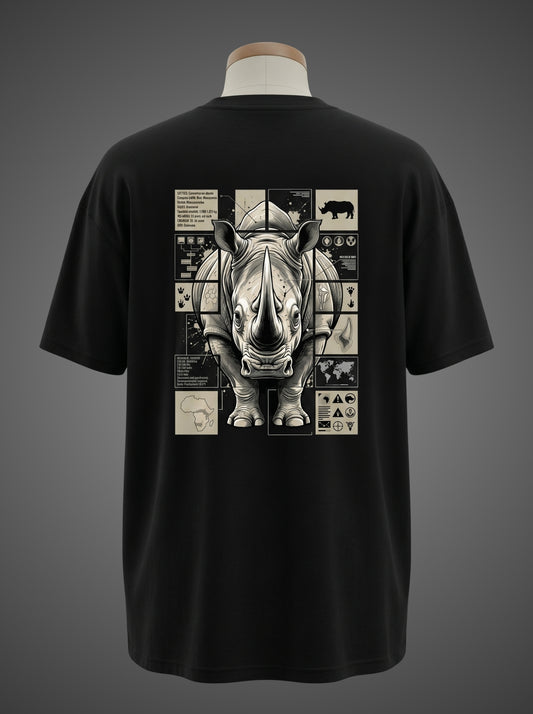 White Rhino Oversized Tee – Last of the Giants