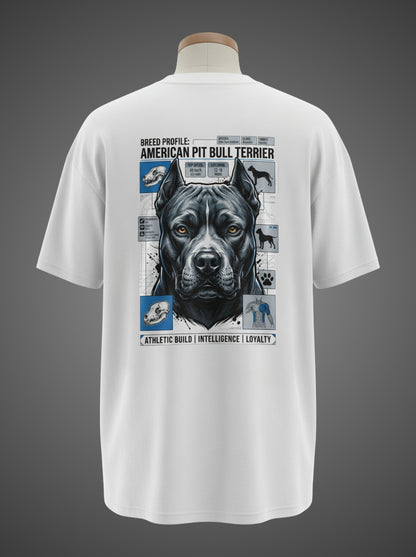 Pit Bull Oversized Tee – Athletic Build, Loyal Heart