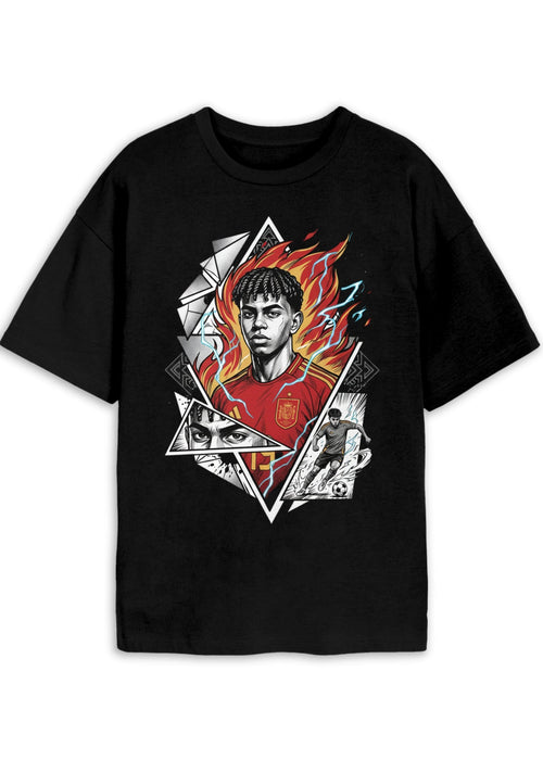 Spain Lamine Yamal — Oversized Graphic Tee