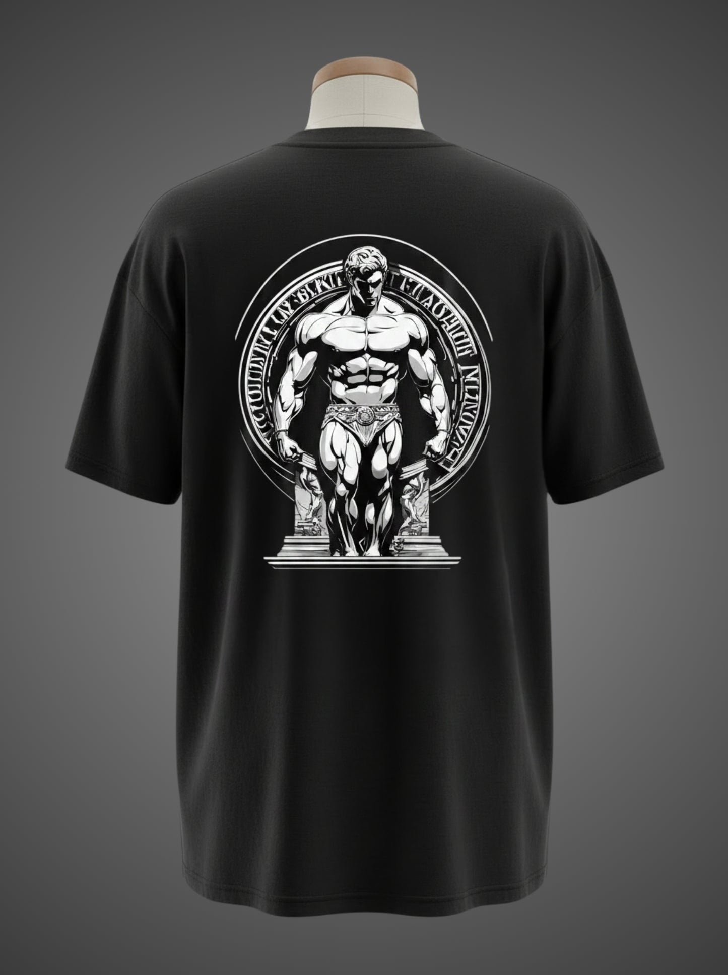 Greek God Physique Oversized Tee – Built Like a Legend