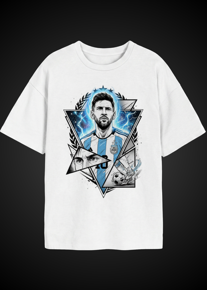 Argentina lion messi #10 — Oversized Graphic Tee