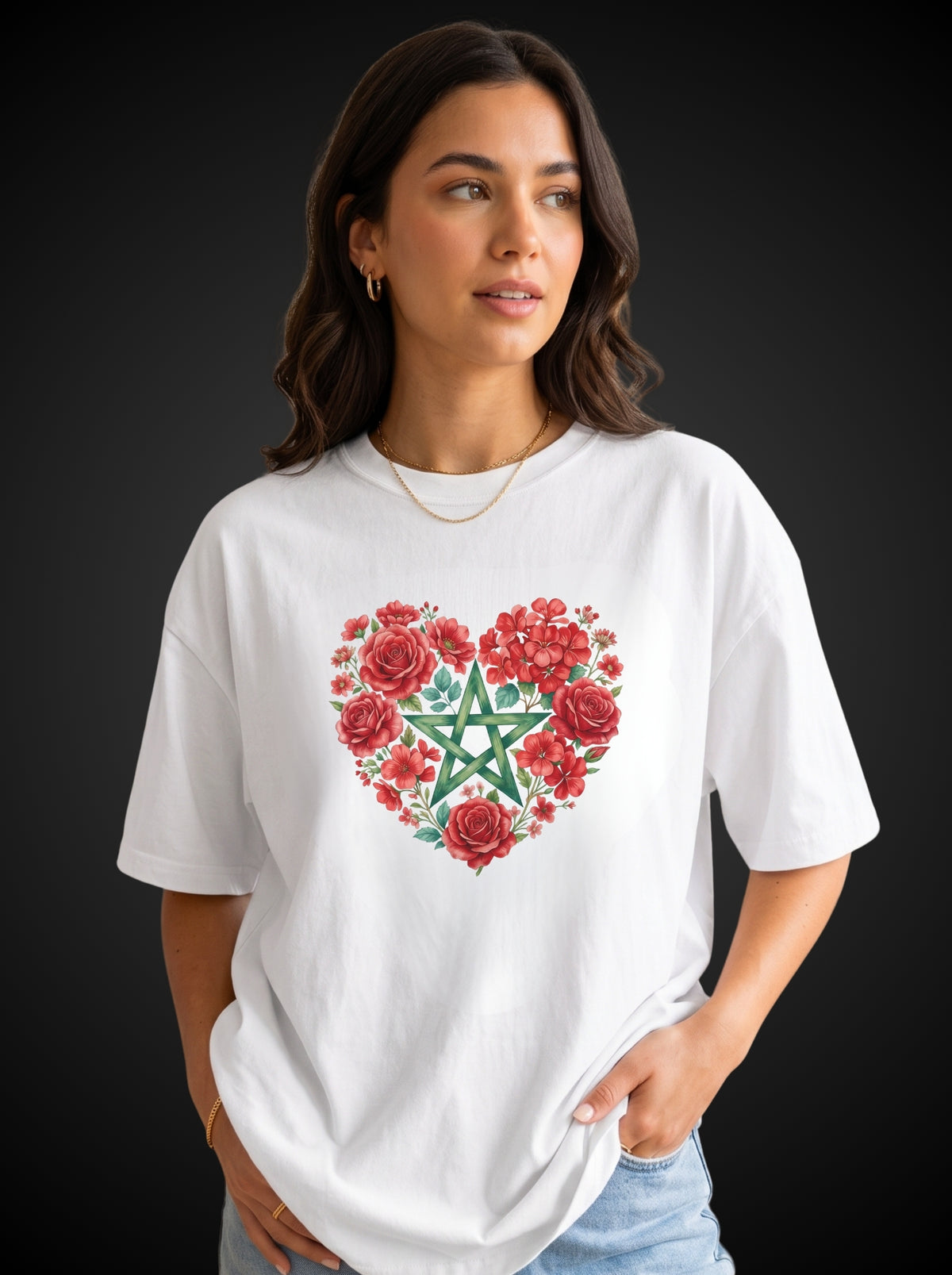 Moroccan Heart – Floral Star Tee