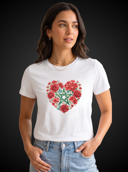 Moroccan Heart – Floral Star Tee