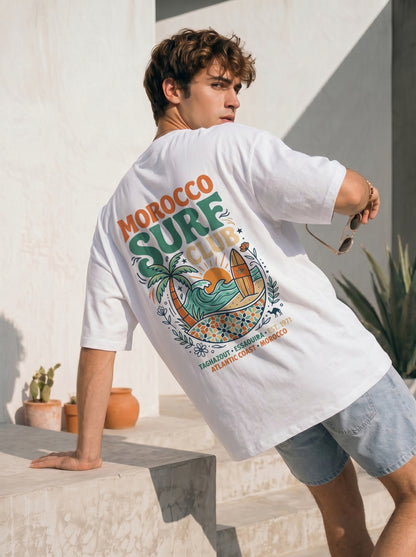 Moroccan Surf Club Oversized Summer T-Shirt