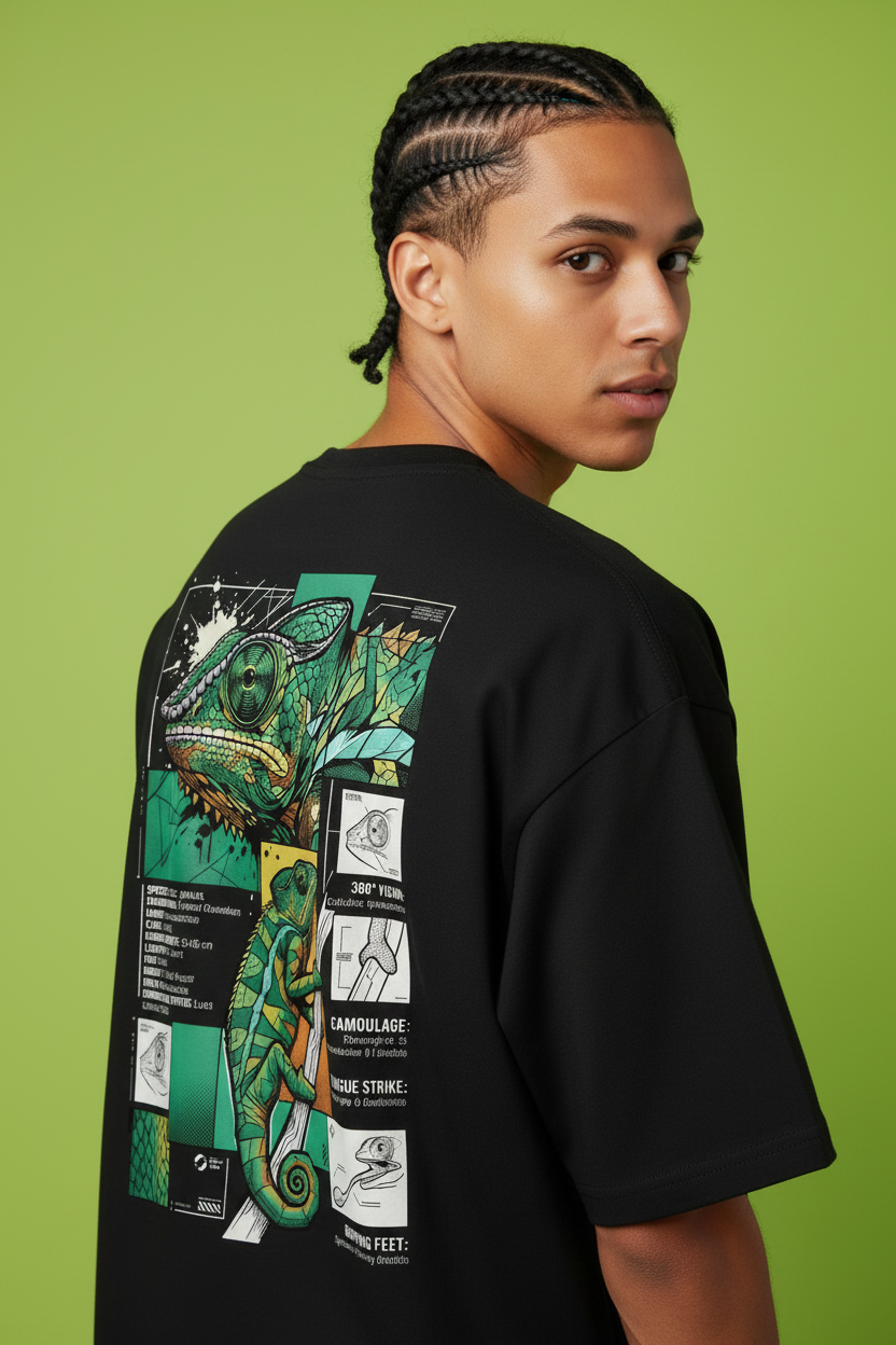 Reda Hair1 Chameleon Black Light Green