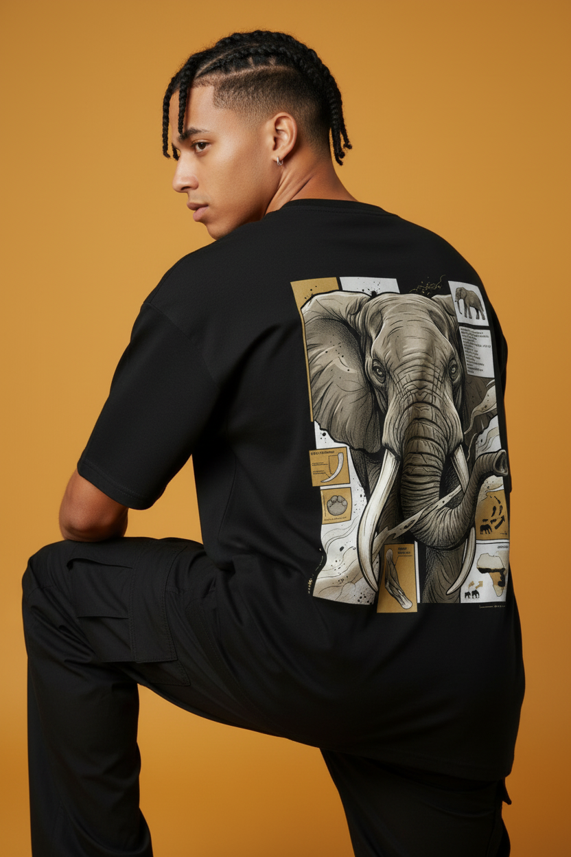 Reda2 Elephant Black Back Crouch