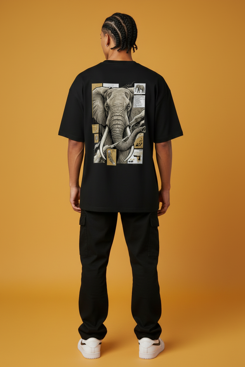 Reda2 Elephant Black Back Straight