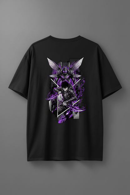 Solo Leveling – Black Tee Back