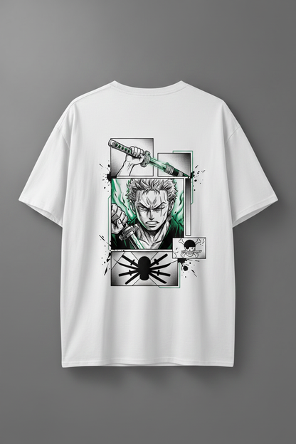 Zoro – White Tee Back